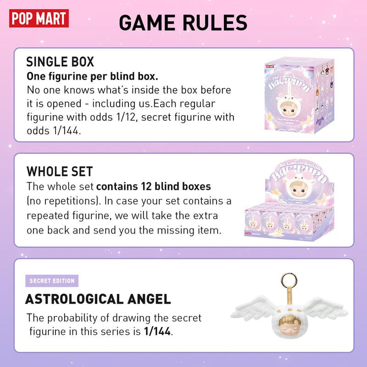 HACIPUPU The Constellation Series-Vinyl Plush, Blind Box, Mystery Box
